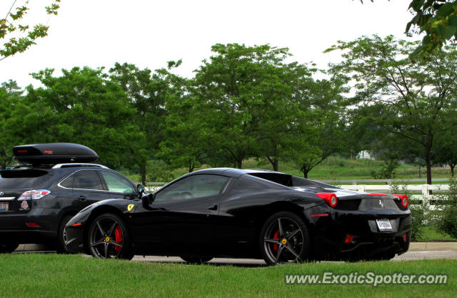 Ferrari 458 Italia spotted in New Albany, Ohio