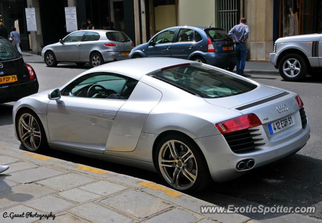 Audi R8 spotted in Paris, France