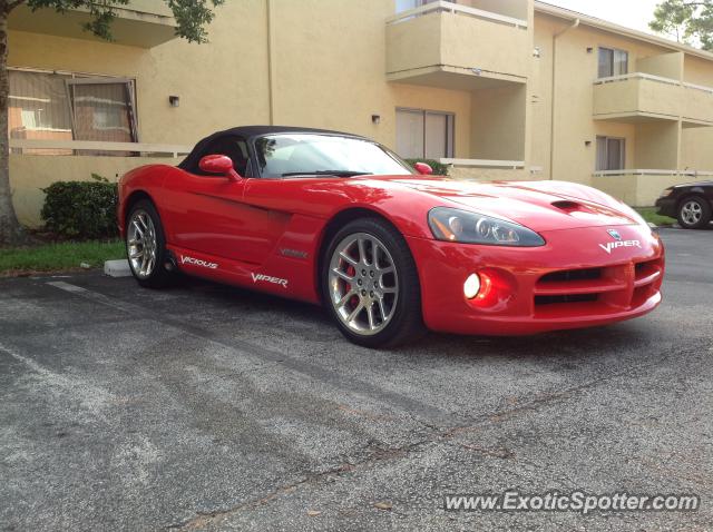 Dodge Viper spotted in Jacksonville, Florida