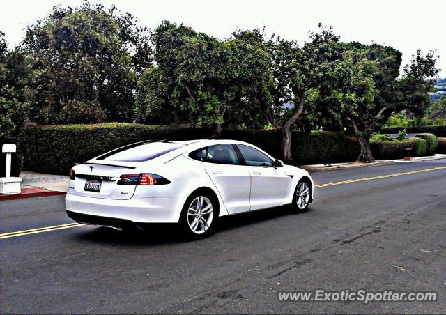 Tesla Model S spotted in La Jolla, California