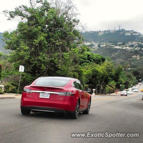 Tesla Model S spotted in La Jolla, California