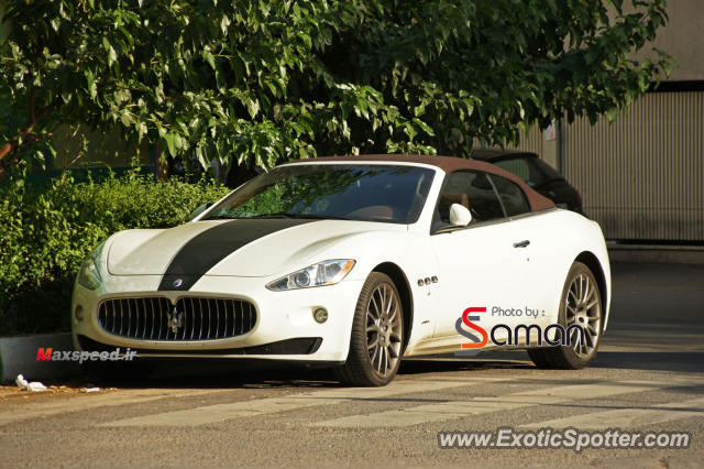 Maserati GranCabrio spotted in Tehran, Iran