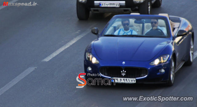 Maserati GranCabrio spotted in Tehran, Iran