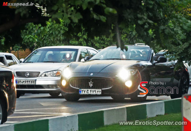 Maserati GranCabrio spotted in Tehran, Iran