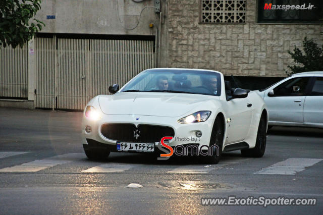 Maserati GranCabrio spotted in Tehran, Iran