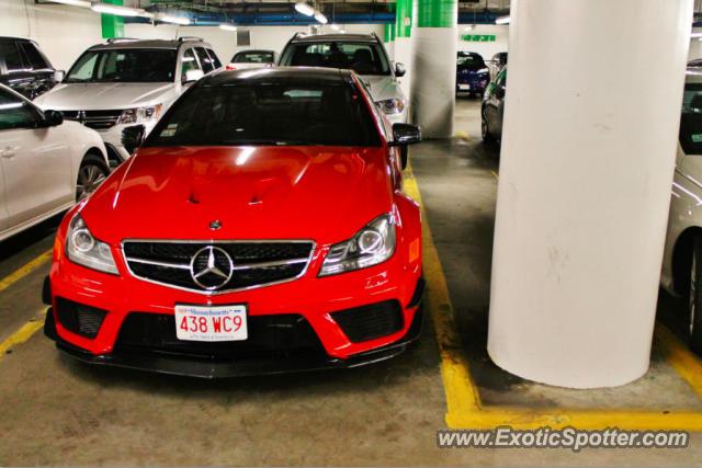 Mercedes C63 AMG Black Series spotted in Boston, Massachusetts