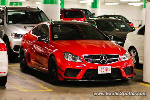 Mercedes C63 AMG Black Series spotted in Boston, Massachusetts