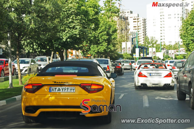 Maserati GranCabrio spotted in Tehran, Iran