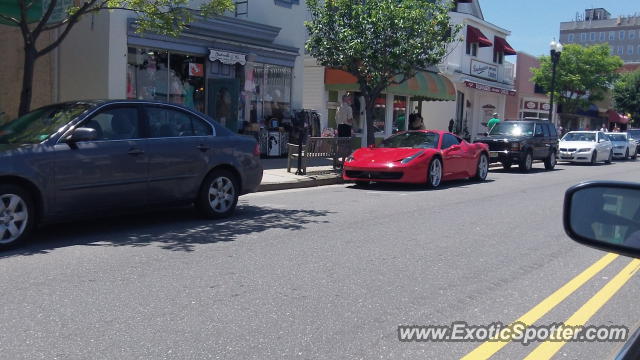 Ferrari 458 Italia spotted in Ocean City, New Jersey