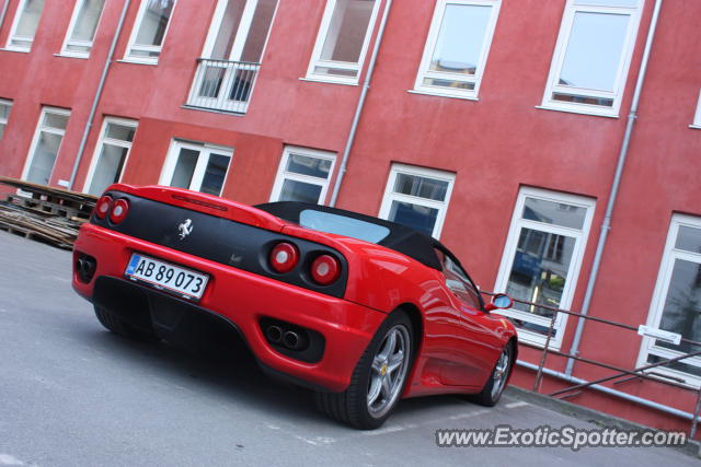 Ferrari 360 Modena spotted in Copenhagen, Denmark