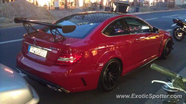 Mercedes C63 AMG Black Series spotted in Berlin, Germany