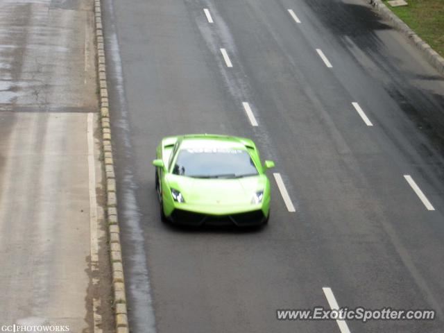 Lamborghini Gallardo spotted in Jakarta, Indonesia