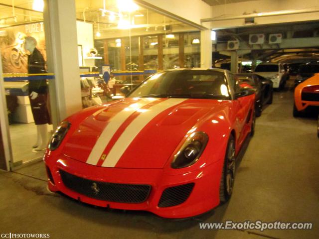 Ferrari 599GTO spotted in Jakarta, Indonesia