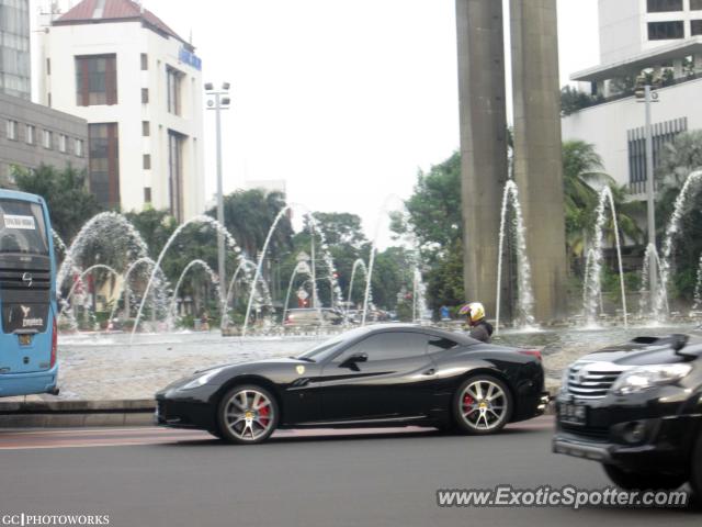 Ferrari California spotted in Jakarta, Indonesia