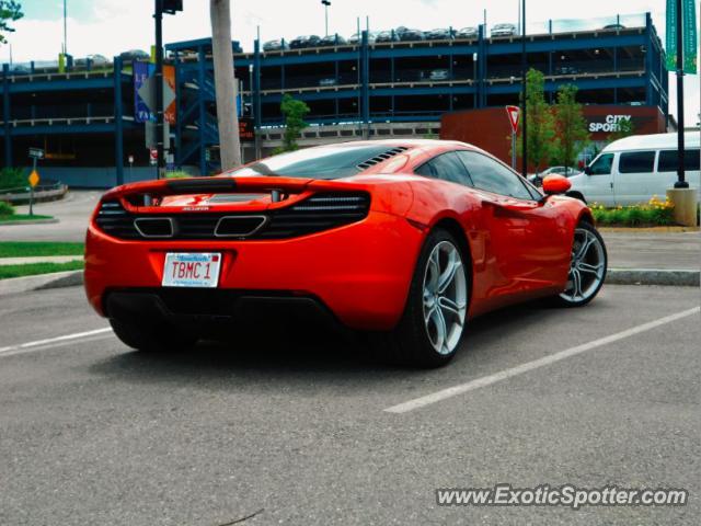 Mclaren MP4-12C spotted in Dedham, Massachusetts