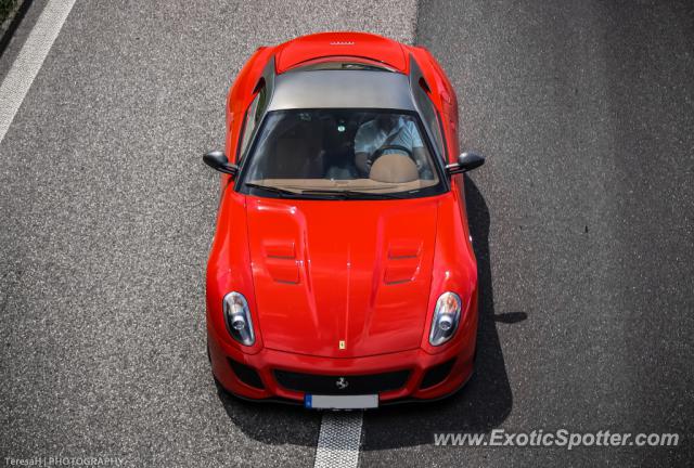 Ferrari 599GTO spotted in A81, Germany