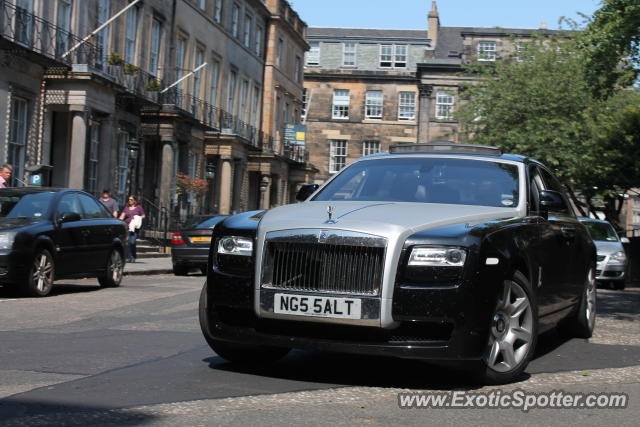 Rolls Royce Ghost spotted in Edinburgh, United Kingdom