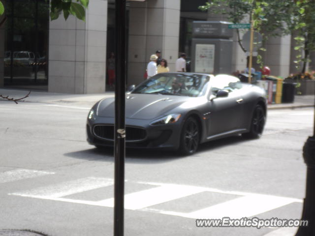 Maserati GranCabrio spotted in Chicago, Illinois