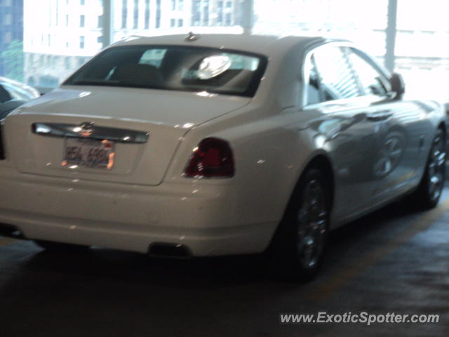 Rolls Royce Ghost spotted in Chicago, Illinois