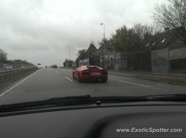 Lamborghini Aventador spotted in Helsingør, Denmark