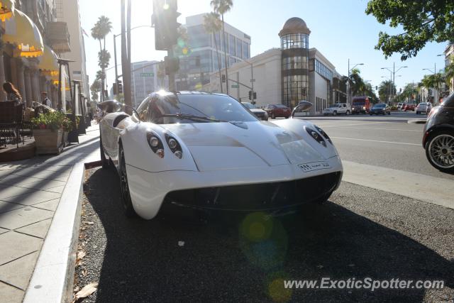 Pagani Huayra spotted in Beverly Hills, California