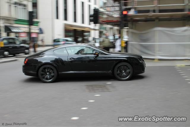 Bentley Continental spotted in London, United Kingdom