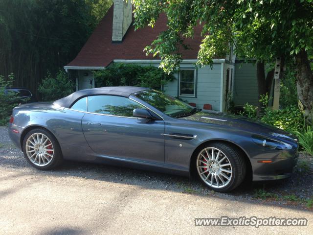 Aston Martin DB9 spotted in Cabin John, Maryland