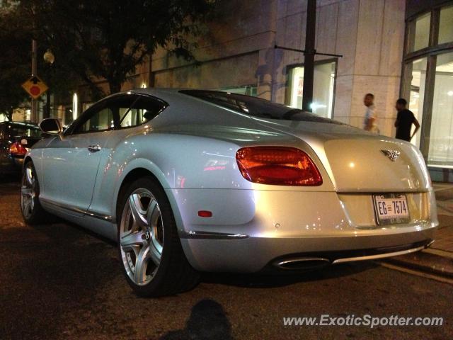 Bentley Continental spotted in Washington DC, Maryland