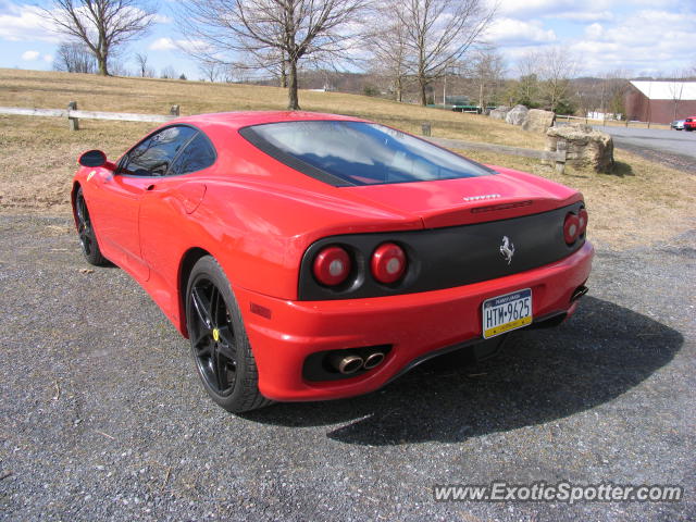 Ferrari 360 Modena spotted in Stabler arena, Pennsylvania