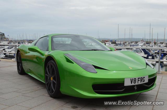 Ferrari 458 Italia spotted in Exeter, United Kingdom