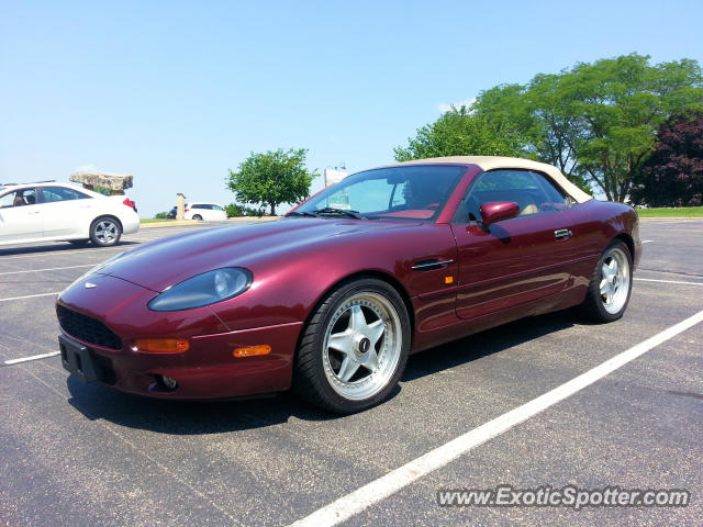 Aston Martin DB7 spotted in Galena, Illinois