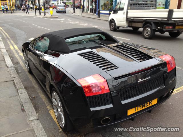 Lamborghini Gallardo spotted in Greenwich, United Kingdom