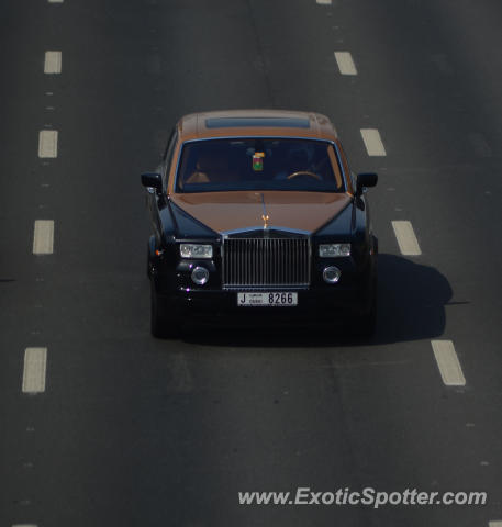 Rolls Royce Phantom spotted in Dubai, United Arab Emirates