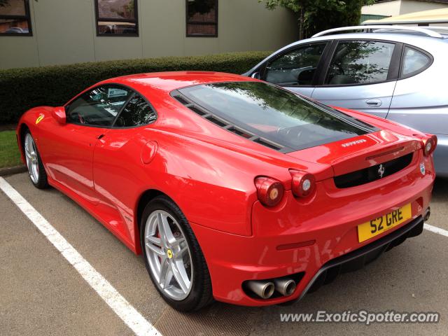 Ferrari F430 spotted in Silverstone, United Kingdom