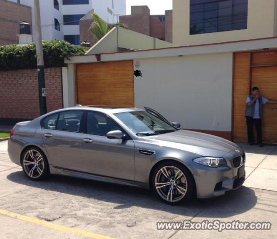 BMW M5 spotted in Lima, Peru