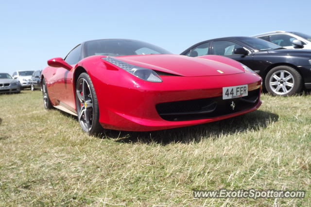 Ferrari 458 Italia spotted in Goodwood, United Kingdom