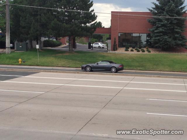 Aston Martin DB9 spotted in Centennial, Colorado