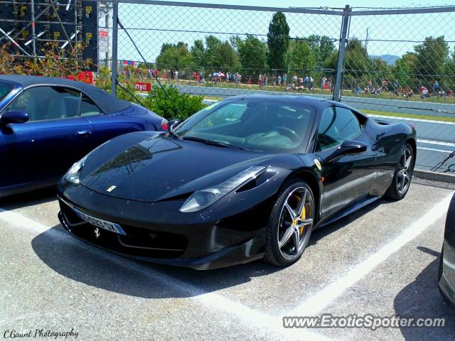 Ferrari 458 Italia spotted in Montmeló, Spain