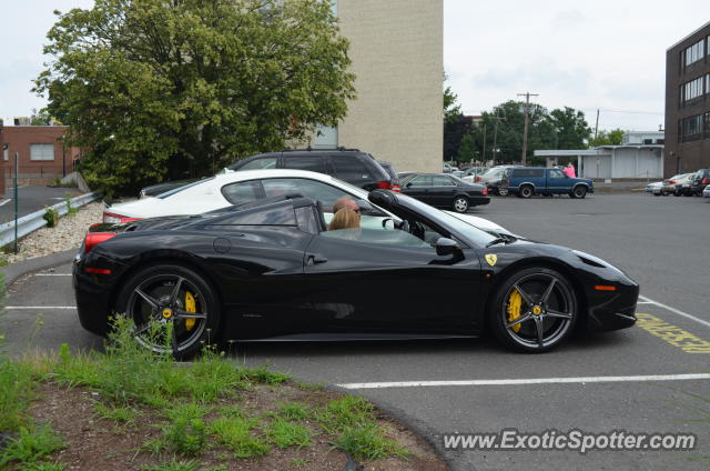 Ferrari 458 Italia spotted in West Hartford, Connecticut