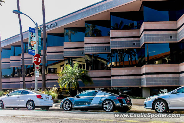 Audi R8 spotted in La Jolla, California