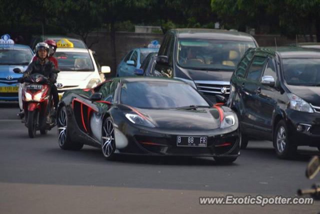 Mclaren MP4-12C spotted in Jakarta, Indonesia