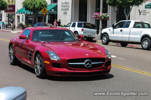 Mercedes SLS AMG spotted in La Jolla, California