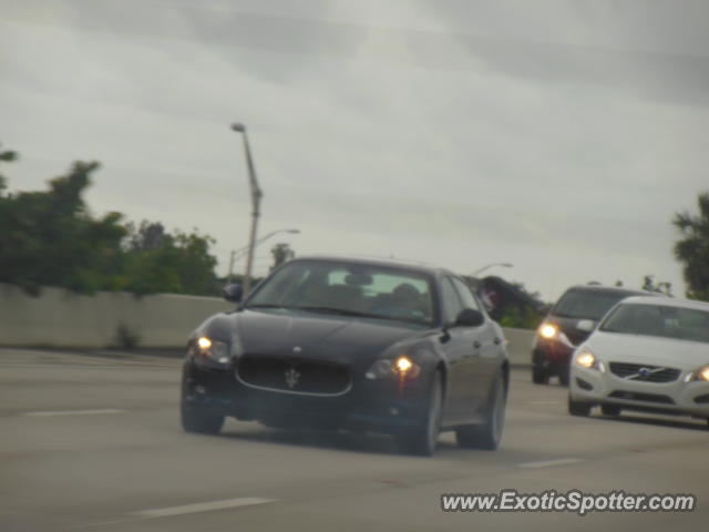 Maserati Quattroporte spotted in I-75 Highway, Florida