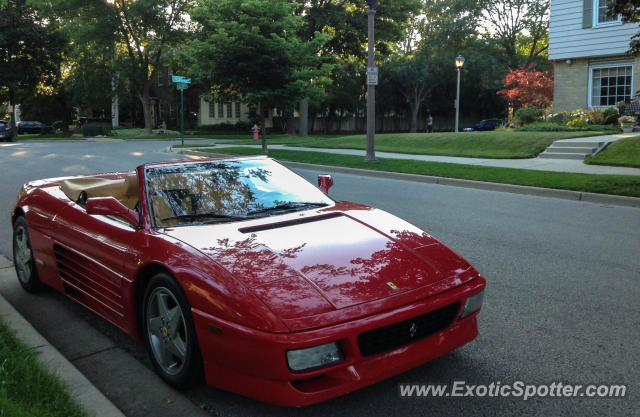 Ferrari 348 spotted in Shorewood, Wisconsin