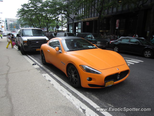 Maserati GranTurismo spotted in New York, New York