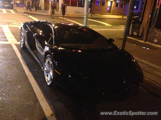 Lamborghini Aventador spotted in New York City, New York