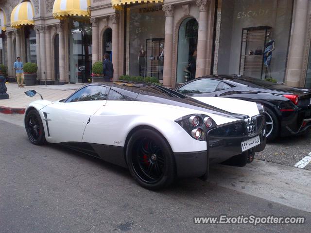 Pagani Huayra spotted in Beverly Hills, California