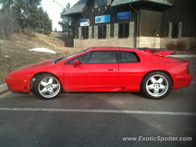 Lotus Esprit spotted in Castle rock, Colorado