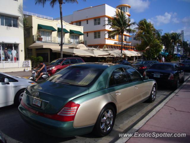 Mercedes Maybach spotted in Miami Beach, Florida