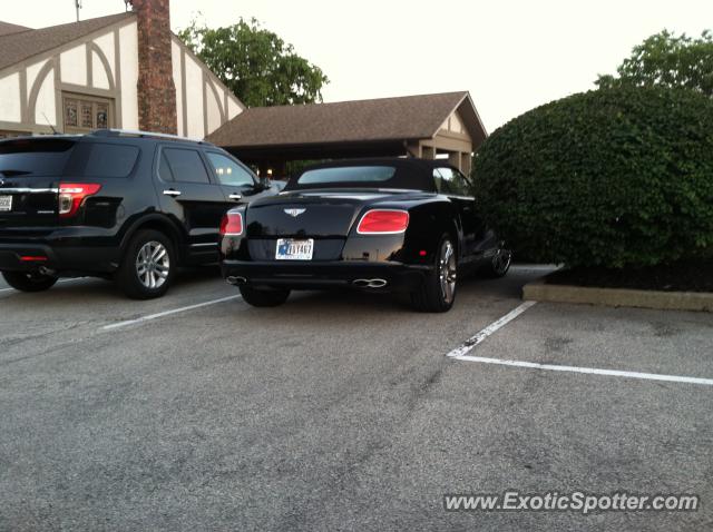 Bentley Continental spotted in Indianapolis, Indiana